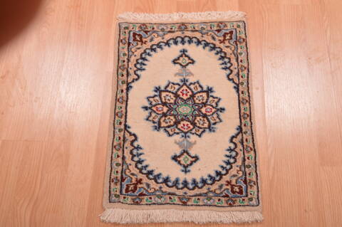 Nain Beige Hand Knotted 13 X 111  Area Rug 100-109114 Image 1