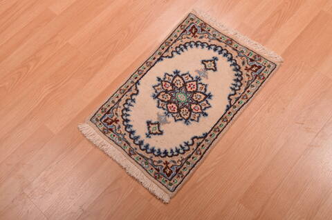 Nain Beige Hand Knotted 13 X 111  Area Rug 100-109114 Image 2
