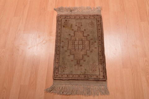 Gabbeh Grey Hand Knotted 14 X 20  Area Rug 100-109115 Image 1