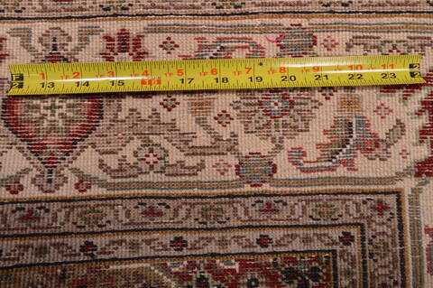 Mahi Beige Hand Knotted 51 X 63  Area Rug 100-109116 Image 11
