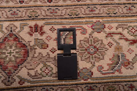 Mahi Beige Hand Knotted 51 X 63  Area Rug 100-109116 Image 12