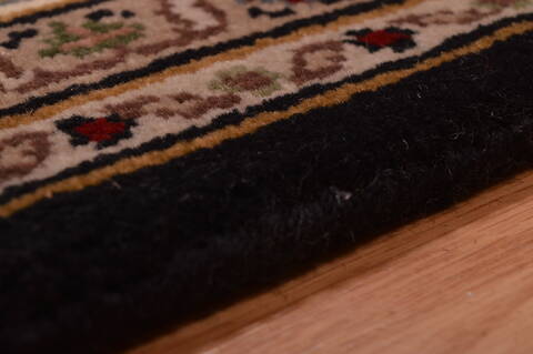 Mahi Beige Hand Knotted 51 X 63  Area Rug 100-109116 Image 8