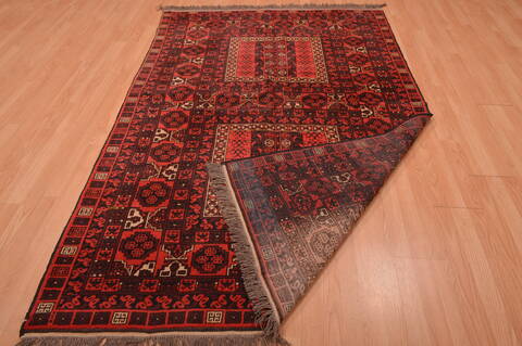 Baluch Red Hand Knotted 50 X 710  Area Rug 100-109121 Image 16