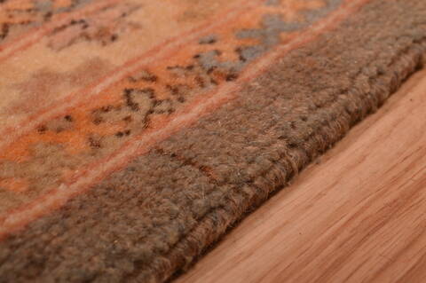 Hereke Green Hand Knotted 64 X 710  Area Rug 100-109122 Image 11
