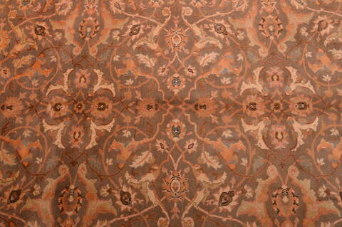 Hereke Green Hand Knotted 64 X 710  Area Rug 100-109122 Image 8