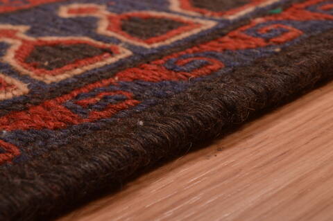 Kilim Brown Hand Knotted 55 X 84  Area Rug 100-109136 Image 10