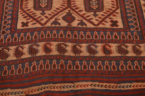 Kilim Brown Hand Knotted 55 X 84  Area Rug 100-109136 Image 6