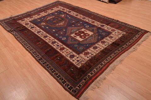 Kilim Brown Hand Knotted 64 X 91  Area Rug 100-109142 Image 3
