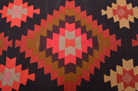 Kilim Red Runner Hand Woven 42 X 106  Area Rug 100-109150 Image 7