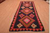 Kilim Red Runner Hand Woven 42 X 106  Area Rug 100-109150 Thumb 1
