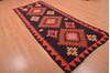 Kilim Red Runner Hand Woven 42 X 106  Area Rug 100-109150 Thumb 3