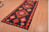 Kilim Red Runner Hand Woven 42 X 106  Area Rug 100-109150 Thumb 5