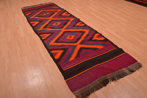 Kilim Red Runner Hand Woven 36 X 1011  Area Rug 100-109151 Image 12