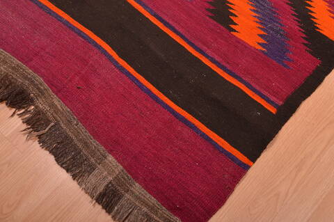 Kilim Red Runner Hand Woven 36 X 1011  Area Rug 100-109151 Image 14