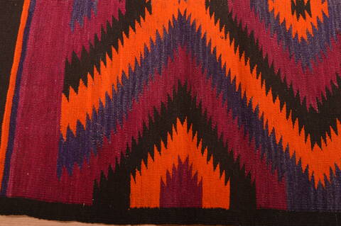 Kilim Red Runner Hand Woven 36 X 1011  Area Rug 100-109151 Image 3