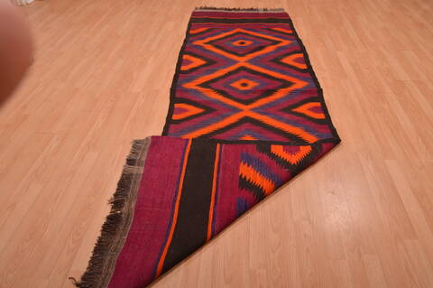 Kilim Red Runner Hand Woven 36 X 1011  Area Rug 100-109151 Image 7