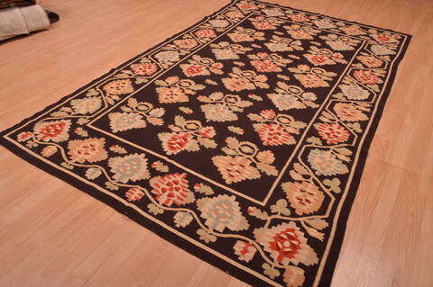 Gabbeh Beige Hand Woven 57 X 96  Area Rug 100-109153 Image 8