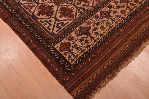 Shahre Babak Brown Hand Knotted 53 X 810  Area Rug 100-109158 Image 5