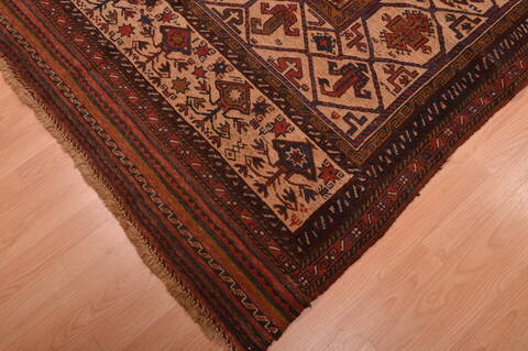 Shahre Babak Brown Hand Knotted 53 X 810  Area Rug 100-109158 Image 6