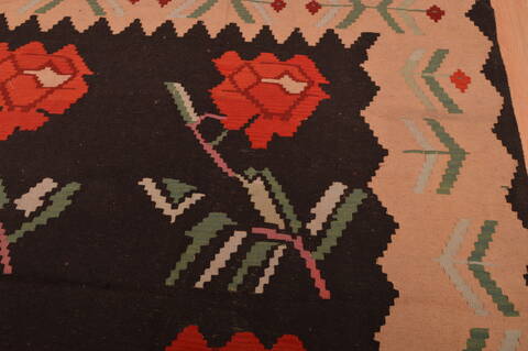 Kilim Black Flat Woven 80 X 124  Area Rug 100-109160 Image 7
