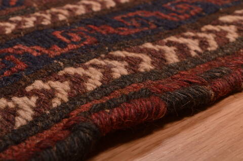 Kilim Brown Flat Woven 511 X 95  Area Rug 100-109166 Image 13