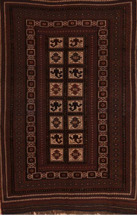 Kilim Brown Flat Woven 511 X 95  Area Rug 100-109166 Image 0
