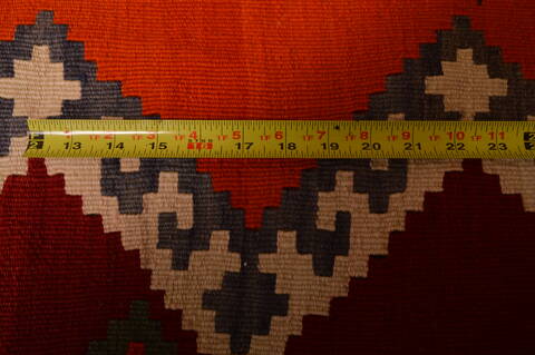 Kilim Red Hand Knotted 46 X 81  Area Rug 100-109171 Image 14