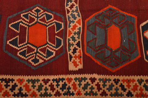Kilim Brown Hand Knotted 50 X 82  Area Rug 100-109172 Image 10
