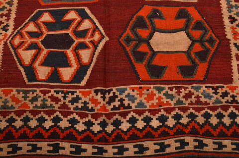 Kilim Brown Hand Knotted 50 X 82  Area Rug 100-109172 Image 12