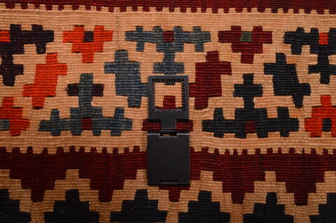 Kilim Brown Hand Knotted 50 X 82  Area Rug 100-109172 Image 18