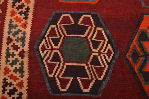 Kilim Brown Hand Knotted 50 X 82  Area Rug 100-109172 Image 8