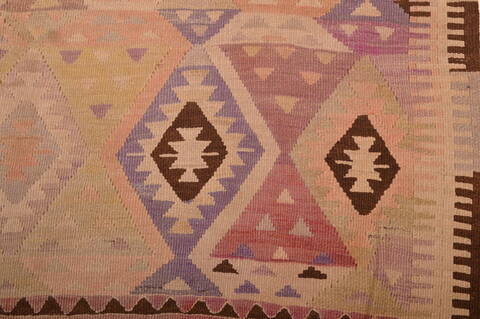 Kilim Beige Flat Woven 411 X 711  Area Rug 100-109175 Image 9