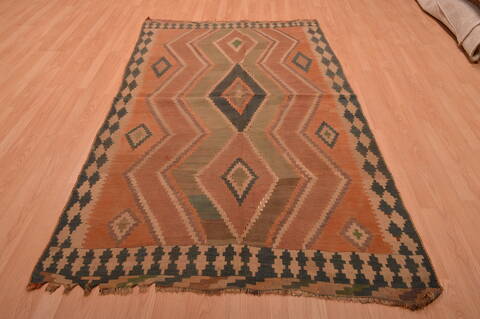 Kilim Brown Flat Woven 48 X 79  Area Rug 100-109179 Image 1