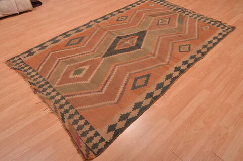 Kilim Brown Flat Woven 48 X 79  Area Rug 100-109179 Image 4