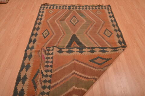 Kilim Brown Flat Woven 48 X 79  Area Rug 100-109179 Image 9