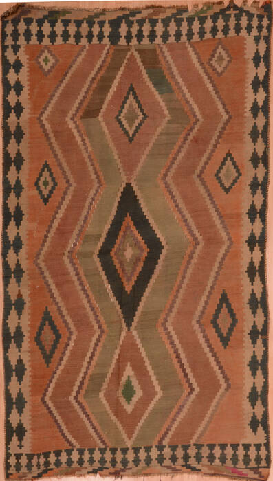 Kilim Brown Flat Woven 48 X 79  Area Rug 100-109179 Image 0