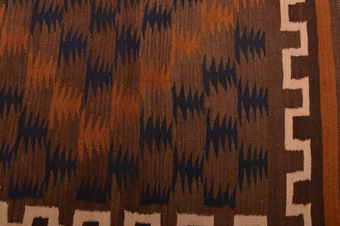 Kilim Brown Flat Woven 41 X 84  Area Rug 100-109180 Image 10