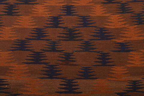 Kilim Brown Flat Woven 41 X 84  Area Rug 100-109180 Image 8