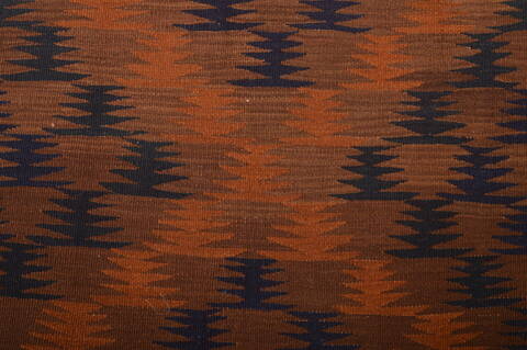 Kilim Brown Flat Woven 41 X 84  Area Rug 100-109180 Image 9