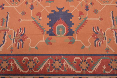 Kilim Red Flat Woven 710 X 99  Area Rug 100-109182 Image 2