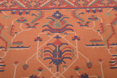 Kilim Red Flat Woven 710 X 99  Area Rug 100-109182 Image 4