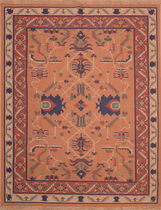 Kilim Red Flat Woven 710 X 99  Area Rug 100-109182 Image 0