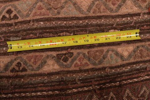 Kilim Brown Hand Knotted 54 X 86  Area Rug 100-109187 Image 15