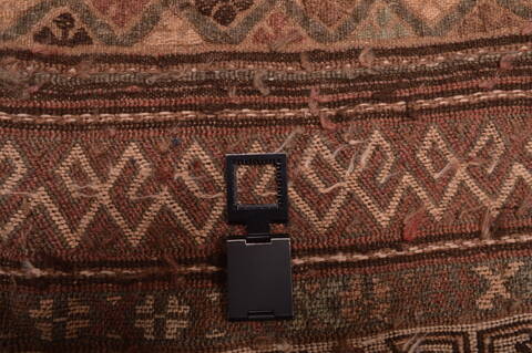 Kilim Brown Hand Knotted 54 X 86  Area Rug 100-109187 Image 16