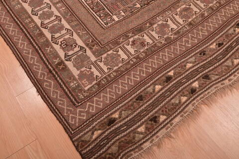 Kilim Brown Hand Knotted 54 X 86  Area Rug 100-109187 Image 7