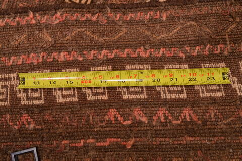 Kilim Beige Hand Knotted 52 X 91  Area Rug 100-109188 Image 16