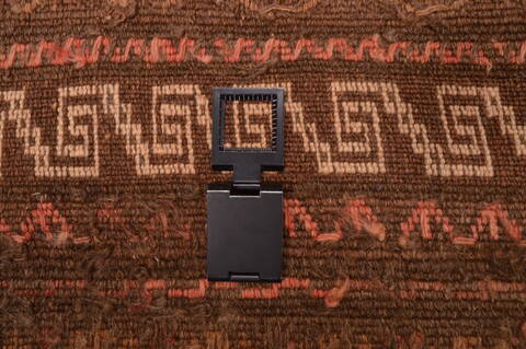 Kilim Beige Hand Knotted 52 X 91  Area Rug 100-109188 Image 17