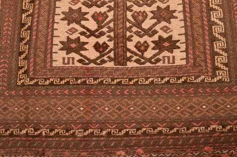 Kilim Beige Hand Knotted 52 X 91  Area Rug 100-109188 Image 8