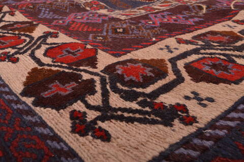 Baluch Blue Hand Knotted 50 X 85  Area Rug 100-109193 Image 12