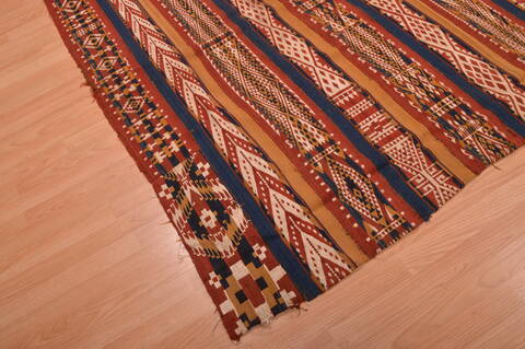 Kilim Red Flat Woven 64 X 106  Area Rug 100-109195 Image 12